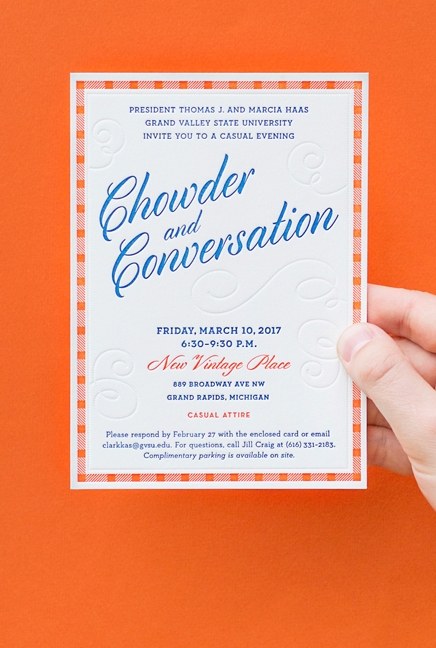 Party invitation design